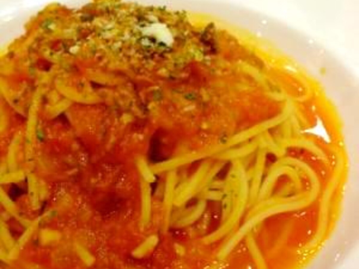 ガーリックトマトパスタ レシピ 作り方 By 美食男子ごはん 楽天レシピ